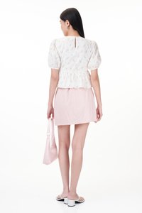 Dawn Swiss Dot Smocked Top
