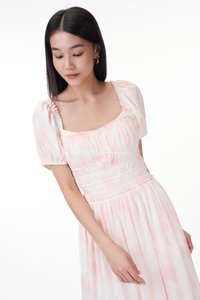 Emi Padded Mesh Dress