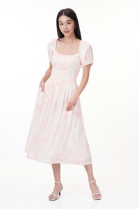 Emi Padded Mesh Dress