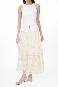 Jacques Textured Skirt in Cream