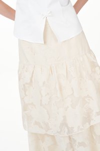 Jacques Textured Skirt in Cream