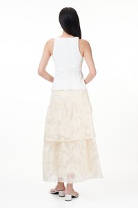 Jacques Textured Skirt in Cream