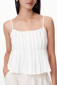 Hazel Pleated Babydoll Top
