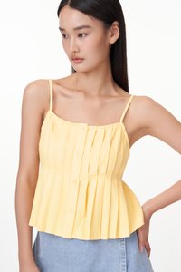Hazel Pleated Babydoll Top