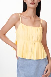 Hazel Pleated Babydoll Top