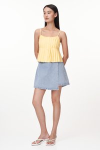 Hazel Pleated Babydoll Top