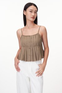 Hazel Pleated Babydoll Top