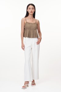 Hazel Pleated Babydoll Top