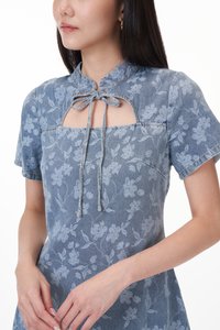 Laila Denim Dress Romper