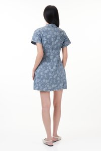 Laila Denim Dress Romper