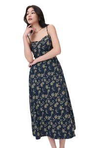 Laila Padded Denim Dress