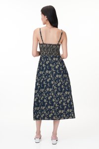 Laila Padded Denim Dress