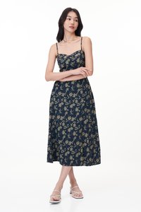 Laila Padded Denim Dress