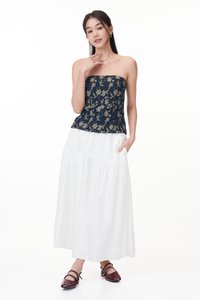 Laila Padded Denim Top
