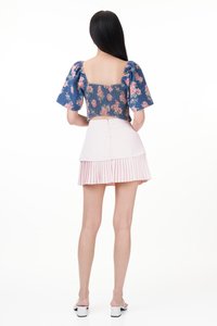 Rosie Padded Bustier Denim Top