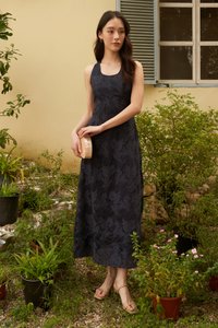 Jacques Textured Maxi Dress