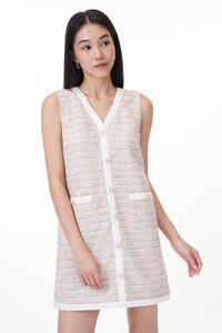 Zoie Tweed Shift Dress