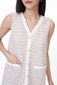 Zoie Tweed Shift Dress