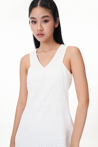 Camill Broderie Maxi Dress 