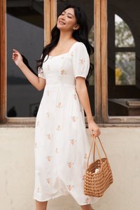 Gena Embroidered Dress