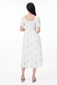 Gena Embroidered Dress