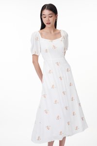 Gena Embroidered Dress