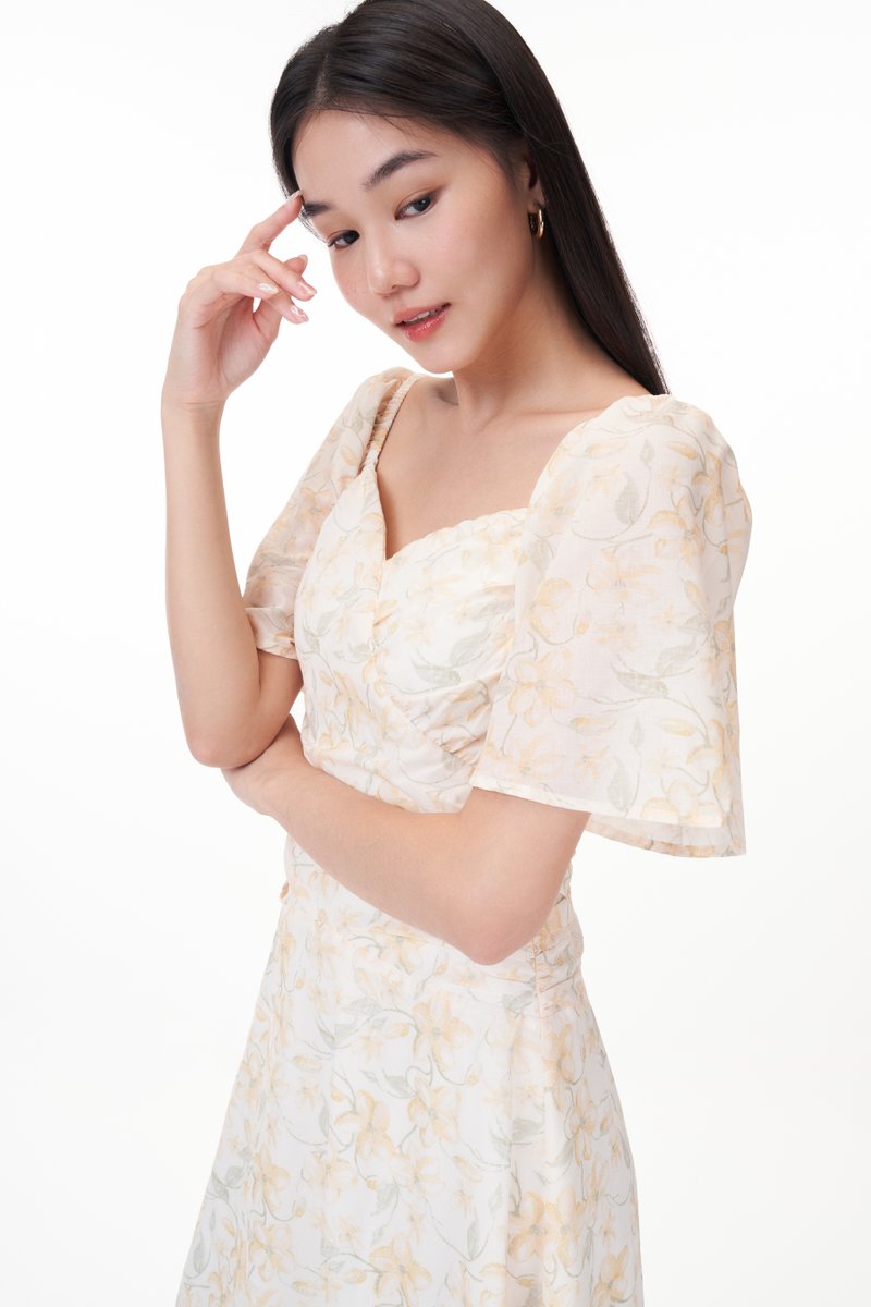 Valentin Padded Sleeved Dress