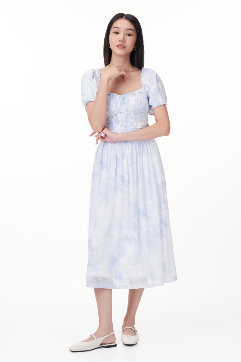 Emi Padded Mesh Dress