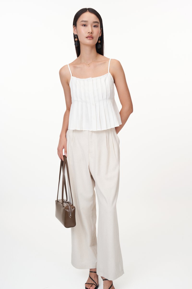 Hazel Pleated Babydoll Top