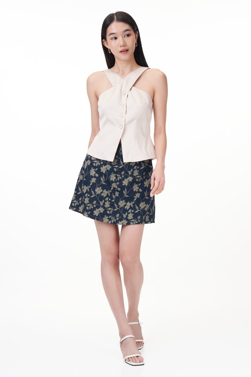 Laila Denim Skorts