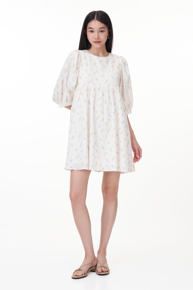 Dawn Swiss Dot Babydoll Dress