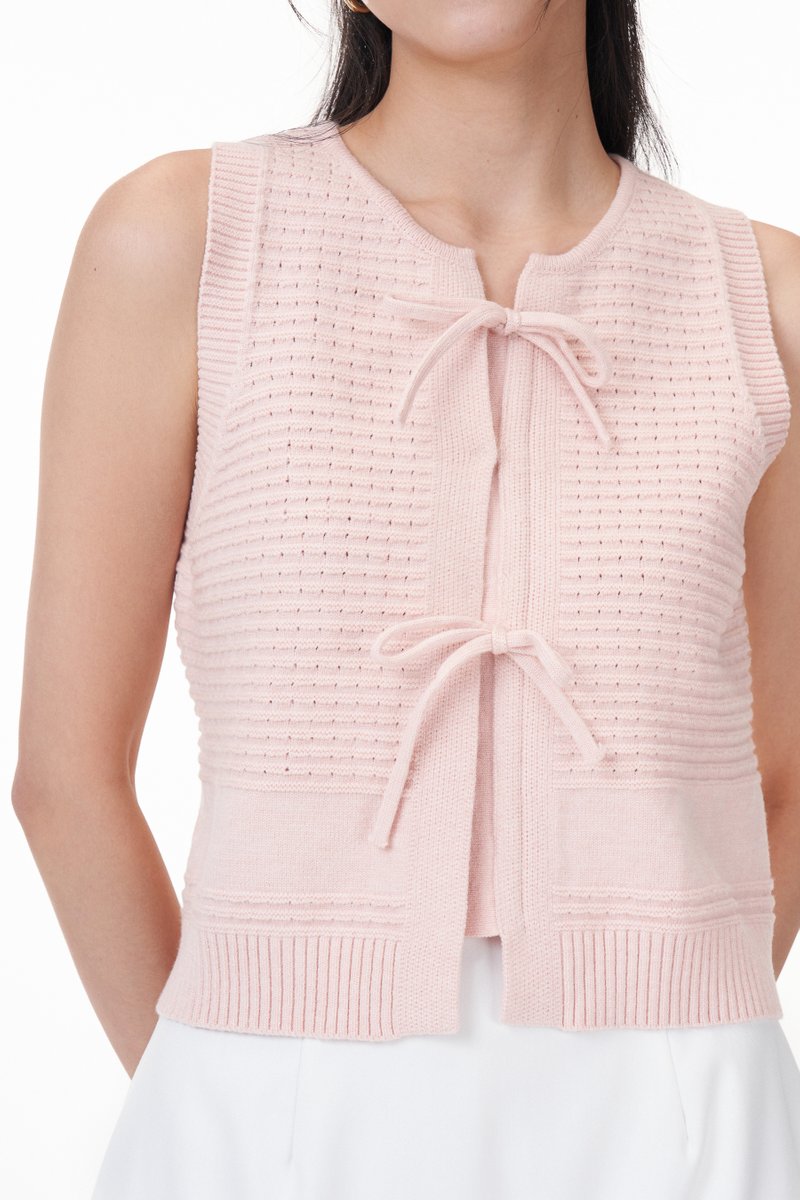 *Backorder* Ginata Ribbon Knit Top