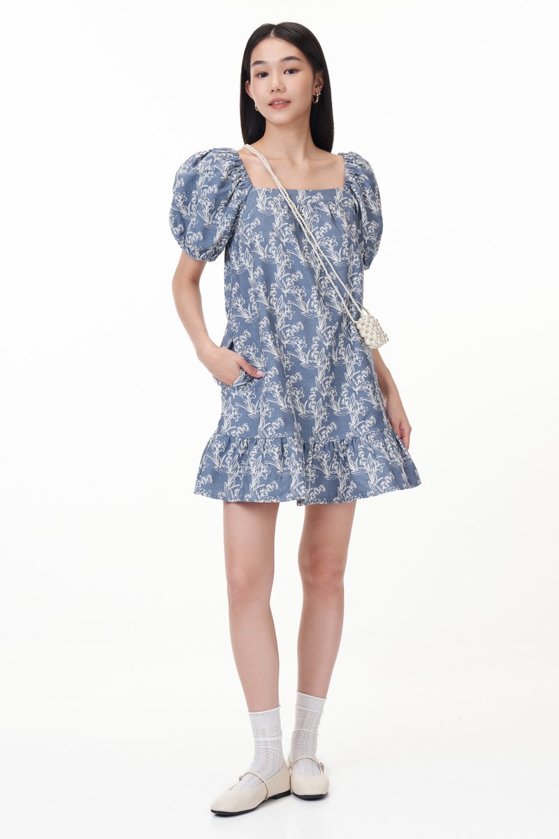 Jardin Jacquard Dress Romper