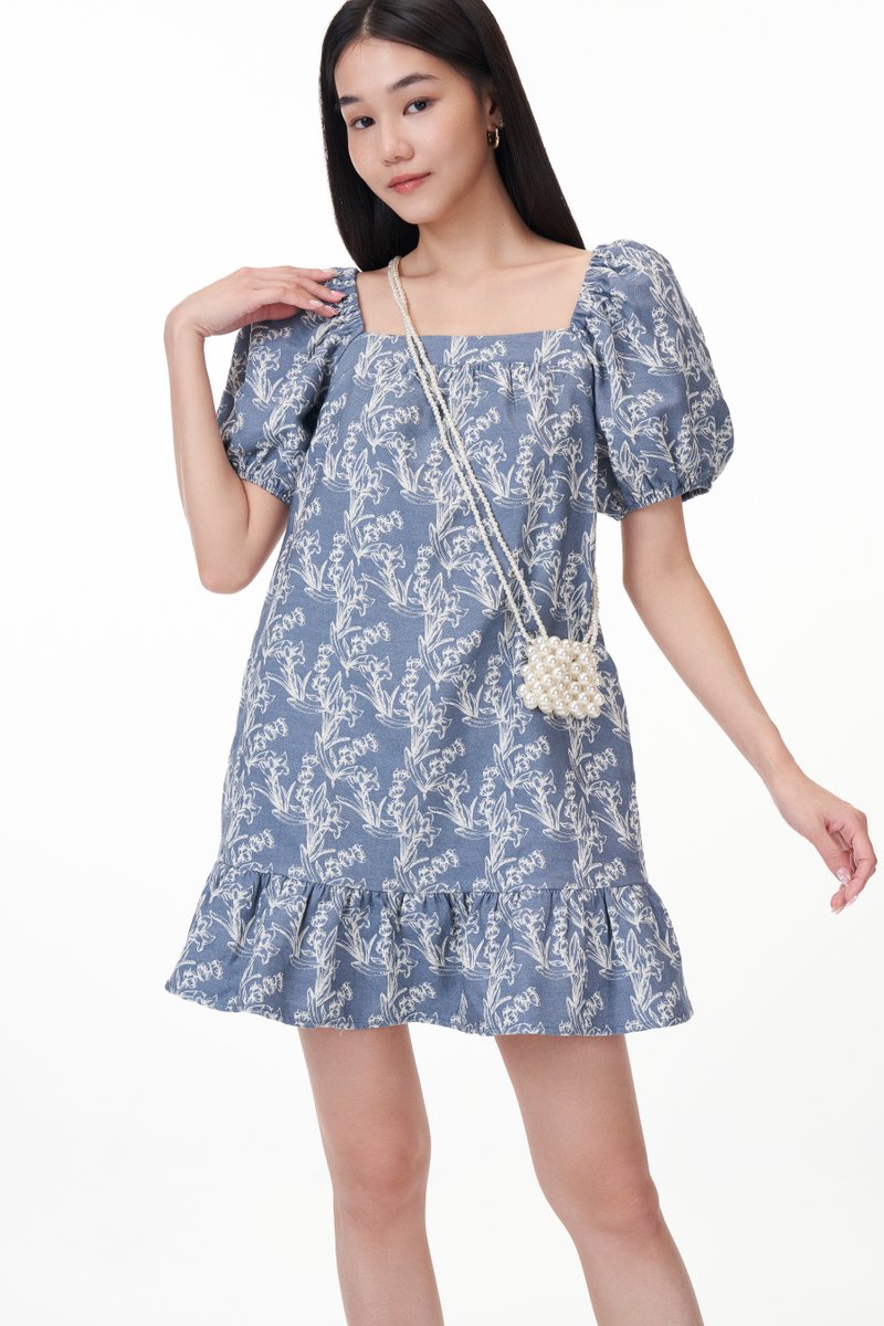 Jardin Jacquard Dress Romper