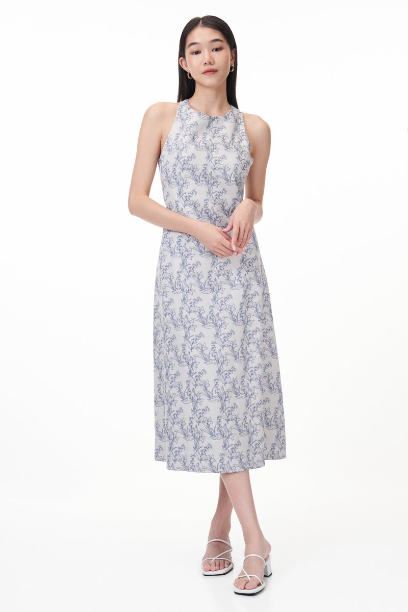 Jardin Jacquard Midi Dress