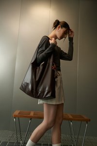 Ammi Padded Two Way Top in Charcoal