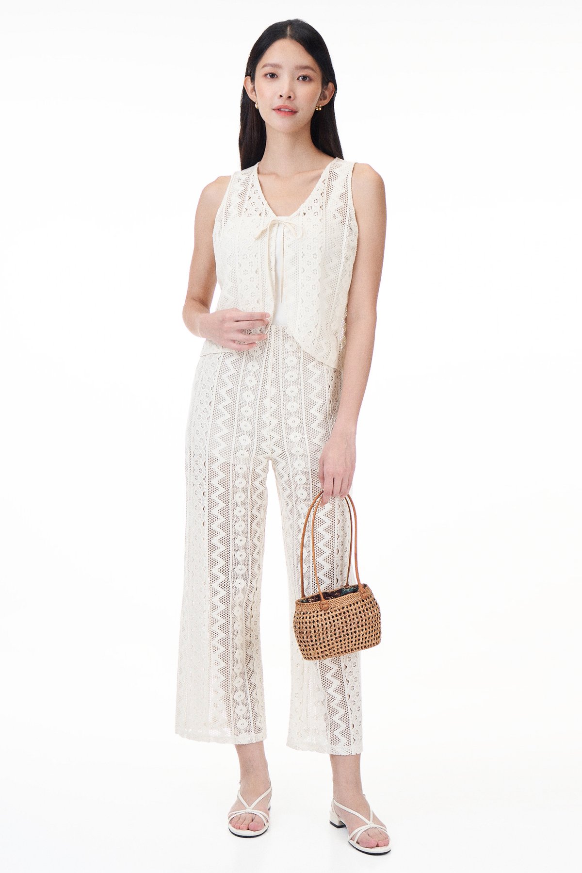Luka Crotchet Vest Top