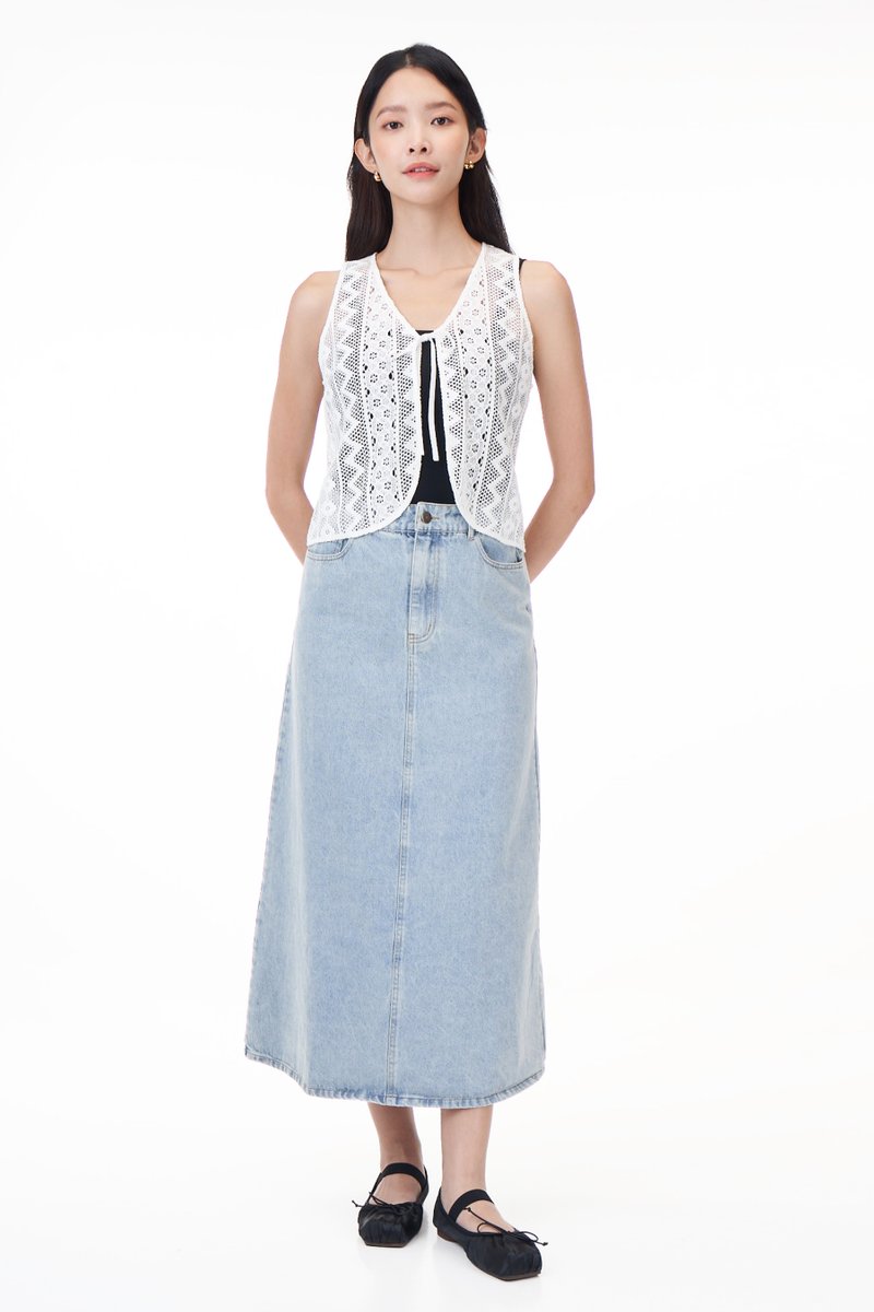 Luka Crotchet Vest Top