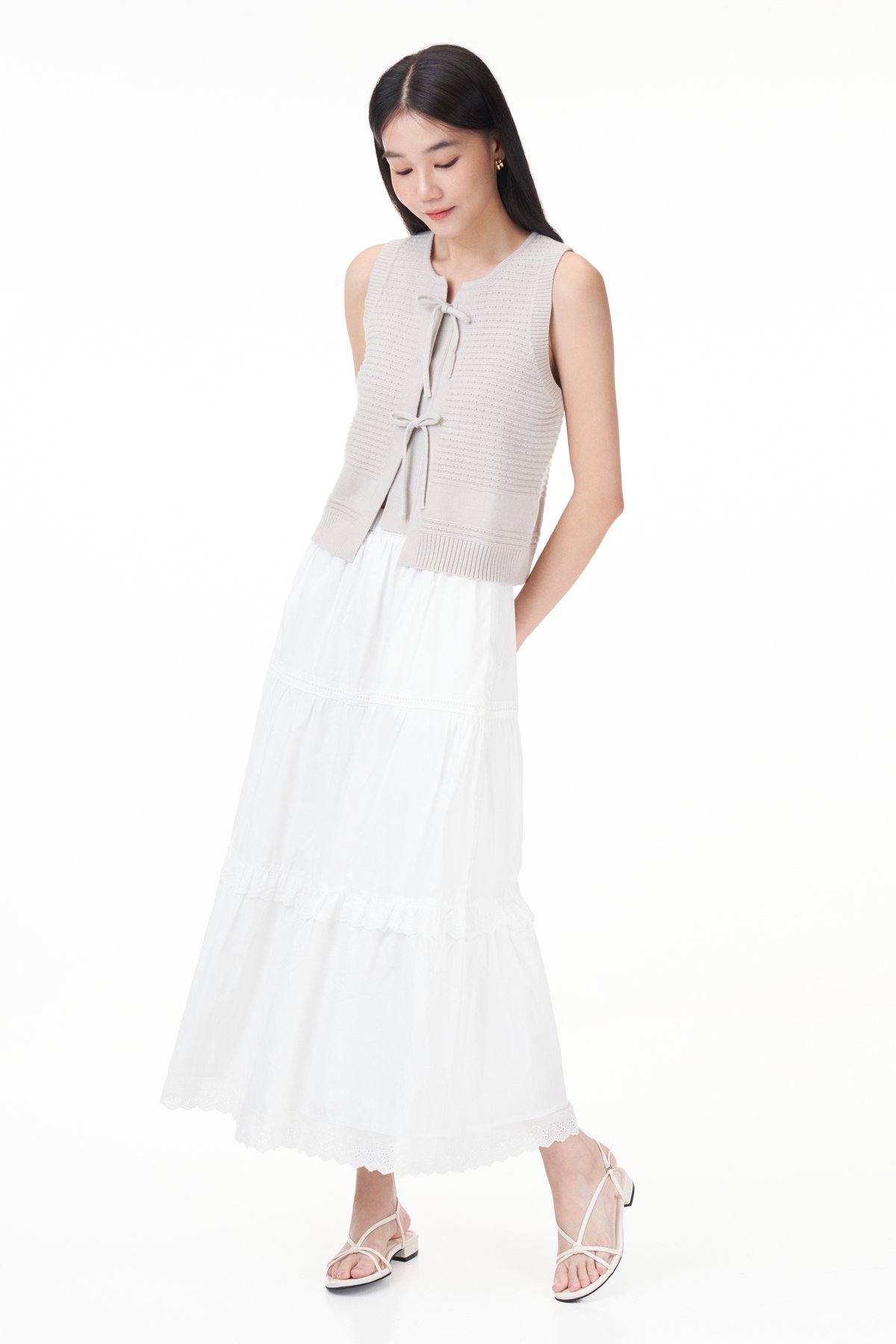 Macy Crochet Tiered Skirt