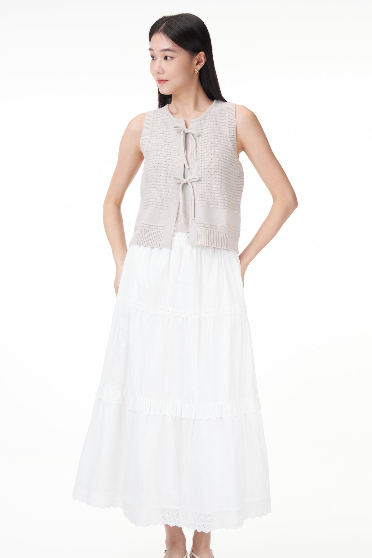 Macy Crochet Tiered Skirt