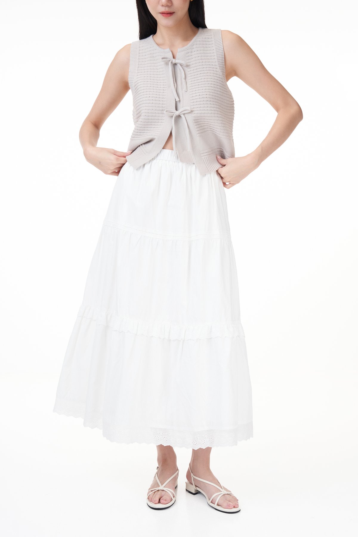 Macy Crochet Tiered Skirt