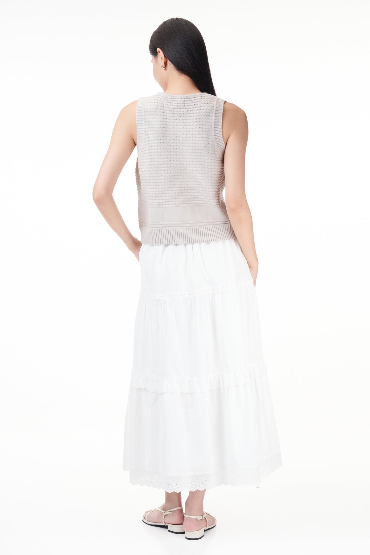 Macy Crochet Tiered Skirt