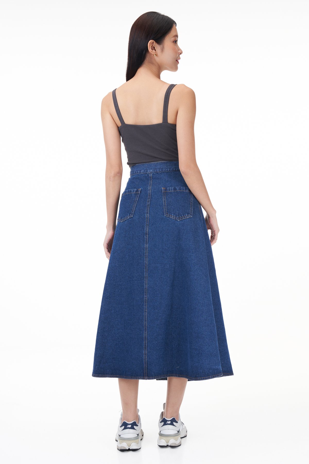 Liam Denim Overlap Skirt