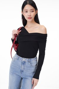 Saison Ruched Sleeved Top