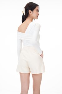 Saison Ruched Sleeved Top