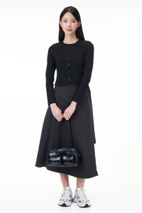 Liam Denim Overlap Skirt