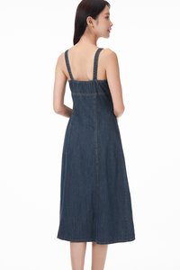Anslie Button Denim Dress