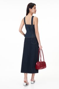 Cassan Denim Halter Top