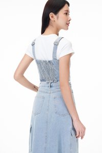 Rey Button Denim Top