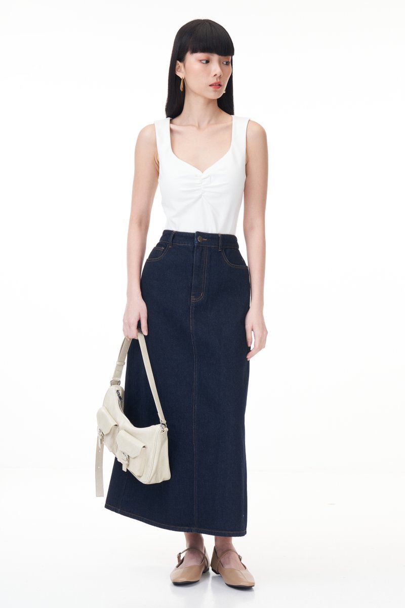 Kelley Padded Ruched Top